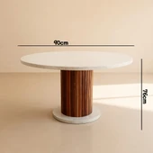 Bohem Oval 4 Kişilik Yemek Masası thumbnail 4