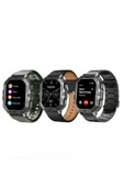 HainoTeko SQ-18 Yeşil Akıllı Saat | Sportif Tasarım, AMOLED Ekran, 1ATM | Bluetooth Arama thumbnail 1