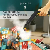 Pure Es Yüksek Basınçlı Buharlı Temizleyici Sarı thumbnail 9