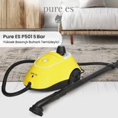Pure Es Yüksek Basınçlı Buharlı Temizleyici Sarı thumbnail 1