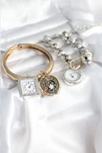 Gold ve Gümüş Renk Bileklik Kombini - TJ-BB8094 thumbnail 1