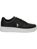 U.S.POLO ASSN ROBERT 4FX SİYAH BEYAZ COMFORT CASUAL ANATOMİK SPOR AYAKKABI thumbnail 3