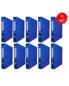 Noki Klasör Plastik Çıtalı Dar Mavi 10’lu thumbnail 2