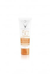 VICHY Ideal Soleil SPF50+ Anti-Dark Spots 50 ml - Lekeli Ciltler için Güneş Kremi - 1