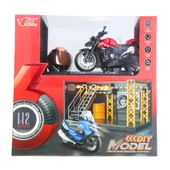 1/12 Motosiklet Ducati Street Fighter PB 3R Sesli thumbnail 3