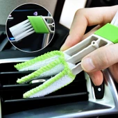 Çift Taraflı Araç Detaylı Temizlik Fırçası Kalorifer Izgarası- Klavye Fırçası thumbnail 4