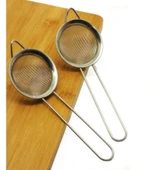 Paslanmaz Çelik Çay Süzgeci Ve Sıvı Yağ Süzgeci 2 li Set thumbnail 3