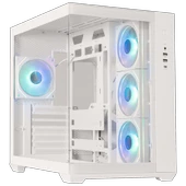 BitFenix AL118850W 80+Bronze Tempered Glass ARGB USB 3.0 ATX Mid Tower Beyaz Kasa BFC-ALB85WWGSW-4A thumbnail 1