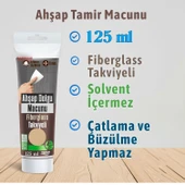 GÜRGEN Renk Ahşap Parke Tamir Macunu Mobilya Masa Dolgu Çatlak Çizik Giderici 125 ML Kullanım Hazır thumbnail 3