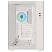 BitFenix AL118850W 80+Bronze Tempered Glass ARGB USB 3.0 ATX Mid Tower Beyaz Kasa BFC-ALB85WWGSW-4A thumbnail 2