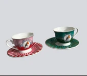 Acar SYT-08596 Karışık Renkli 6'lı Kahve Fincan Takımı thumbnail 2