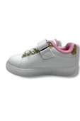 Nano Kids 1893-26 Deri Anatomik Işıklı Kız Çocuk Sneaker Beyaz Altın 26-30 thumbnail 3