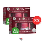 Bioxcin Forte 3x300 ml 2 Adet Saç Dökülmesine Karşı Şampuan ürün görseli 1