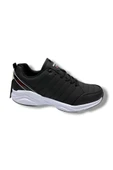 Wickers 2353-26 Cilt Deri  Anatomik Erkek Sneaker Siyah Beyaz thumbnail 2