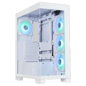 BitFenix W808 850W 80+ Bronze Tempered Glass ARGB USB 3.0 ATX Mid Tower Beyaz Kasa BFC-WB85WWGSW-4A thumbnail 1