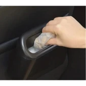 Araba Çöp Kutusu Kapaklı Organize Siyah Renk thumbnail 2