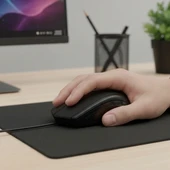 Siyah Usb Kablolu 3d Optik Mouse thumbnail 2