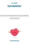 VELAVİT V-nattokinase 30 Veg Kapsül thumbnail 2