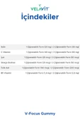 VELAVİT V-Focus Gummy thumbnail 2