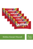 M&M's Skittles Karışık Meyveli Draje 38 gr x 6 Adet thumbnail 1