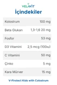 VELAVİT V-Firstect Kids with Colostrum thumbnail 2