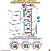 Eliusta  Viramo Mikrodalga/Ankastre Fırın Dolabı Çoklu Bölmelerle 4 Kapaklı Depolama Alanlı 60x217x56 cm thumbnail 2