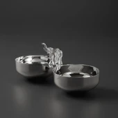 Jumbo Ganesha İkili Gümüş Çerezlik thumbnail 1