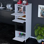 Eliusta  Luno 3 Kapaklı  Fırın Dolabı  4 Bölme Dolap 60x185,9x56 cm Geniş Kapasiteli Saklama Dolabı thumbnail 3