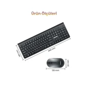 Multimedya Q Klavye Ve Mouse Seti thumbnail 4