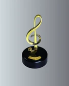 Dönen Sol Anahtarı Figürlü Müzik Kutusu Şık Hediyelik Dekor thumbnail 2