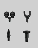 4 Başlıklı Şarjlı Masaj Tabancası Bel Sırt Boyun Bacak Kas Rahatlatıcı thumbnail 5