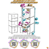 Eliusta  Fayora Özel Boyut Fırın Dolabı 3 Kapaklı Çekmeceli 60x239,7x56 cm Beyaz Boy Dolap thumbnail 2