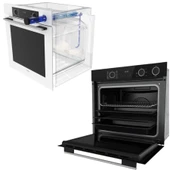 Ferre FryArt&SilentArt-SteamArt Pima Sessiz Siyah Ankastre Set (D077-SA + XE64CS + ED075-WFA wok ) thumbnail 6