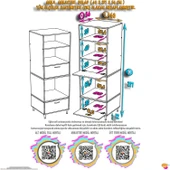 Eliusta  Viramo Mikrodalga/Ankastre Fırın Dolabı Çoklu Bölmelerle 2 Kapaklı Depolama Alanlı 60x217x56 cm thumbnail 2