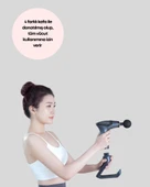 Şarjlı Taşınabilir 3in1 Titreşimli Masaj Aleti Esneme Bantlı thumbnail 5