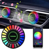 Araç İçi Koku Hazneli RGB Sese Duyarlı LED Işık thumbnail 1