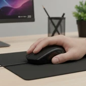 Siyah USB Kablolu 3D Optik Mouse thumbnail 2