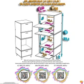 Eliusta  Luno 3 Kapaklı  Fırın Dolabı  4 Bölme Dolap 60x185,9x56 cm Geniş Kapasiteli Saklama Dolabı thumbnail 2