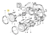 BMW E24 E30 E31 E32 E34 FAR AYAR KLİPS KARŞILIĞI 5 ADET 63121378369 - 1