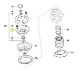 BMW LEMFÖRDER ÖN AMORTİSÖR KULE TAKOZU 31336752735 thumbnail 3