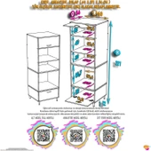 Eliusta  Viramo Mikrodalga/Ankastre Fırın Dolabı Çoklu Bölmelerle Depolama Alanlı 60x217x56 cm thumbnail 2