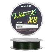 İp Örgü Misina - 8 Kat - Ryuji Winx X8 - 150mt - Yeşil - 0.08mm thumbnail 1