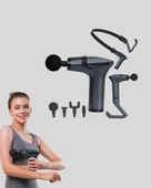 Taşınabilir 3in1 Masaj Aleti Şarjlı Titreşimli Esneme Bantlı thumbnail 3