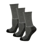 Thermoform Trekking Extra Dolgulu, Darbe Emici Kışlık Unisex Çocuk Çorap 3'lü Paket Antrasit thumbnail 1