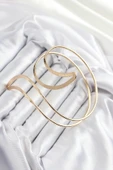 Pirinç Soyut Alev Desenli Gold Renk Kadın Pazu Bileklik EB-53-vice/(1395) 0326 thumbnail 2