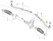 MİNİ R50 R53 VE JCW FROW SOL ROT BAŞI 32216754565 thumbnail 5