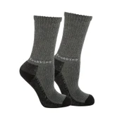 Thermoform Trekking Extra Dolgulu, Darbe Emici Kışlık Unisex Çocuk Çorap Antrasit thumbnail 1