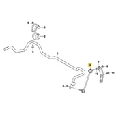 BMW E39 FROW ÖN VİRAJ ASKI ROTU SOL 31351095661 thumbnail 2