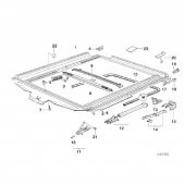 BMW E36 E39 SUNROOF KIZAK BAKALİTİ 54128119095 VE 54128202277 thumbnail 2