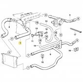 BMW E36 M50 VE M52 MOTOR RADYATÖR ÜST HORTUMU 11531720720 thumbnail 2